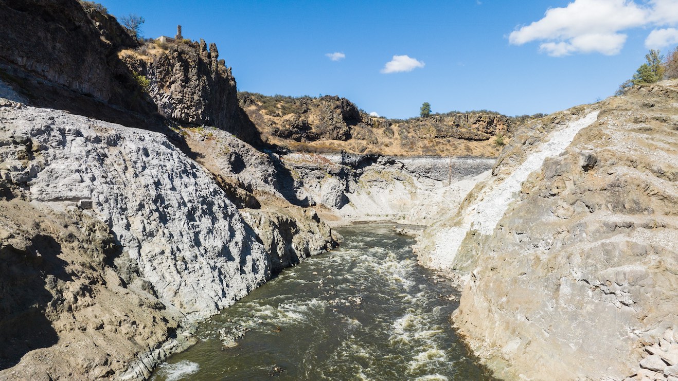 Where Copco No. 1 once stood, a river runs free. (Credit: Swiftwater Films)